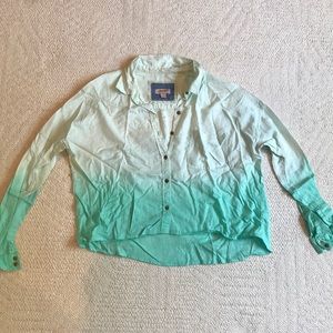 Button down Ombré shirt
